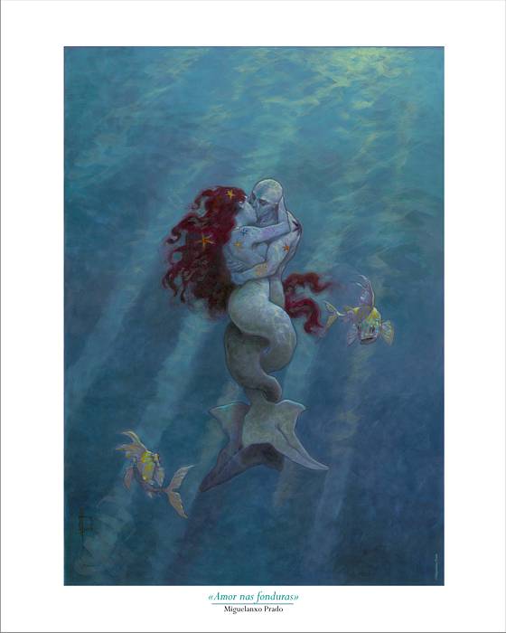 «Amour dans les profondeurs» (40x50)